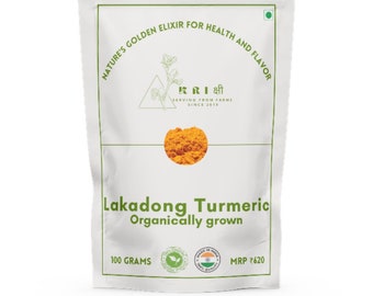 High Curcumin  Indian Turmeric Powder | Lekadong region | Free Delivery