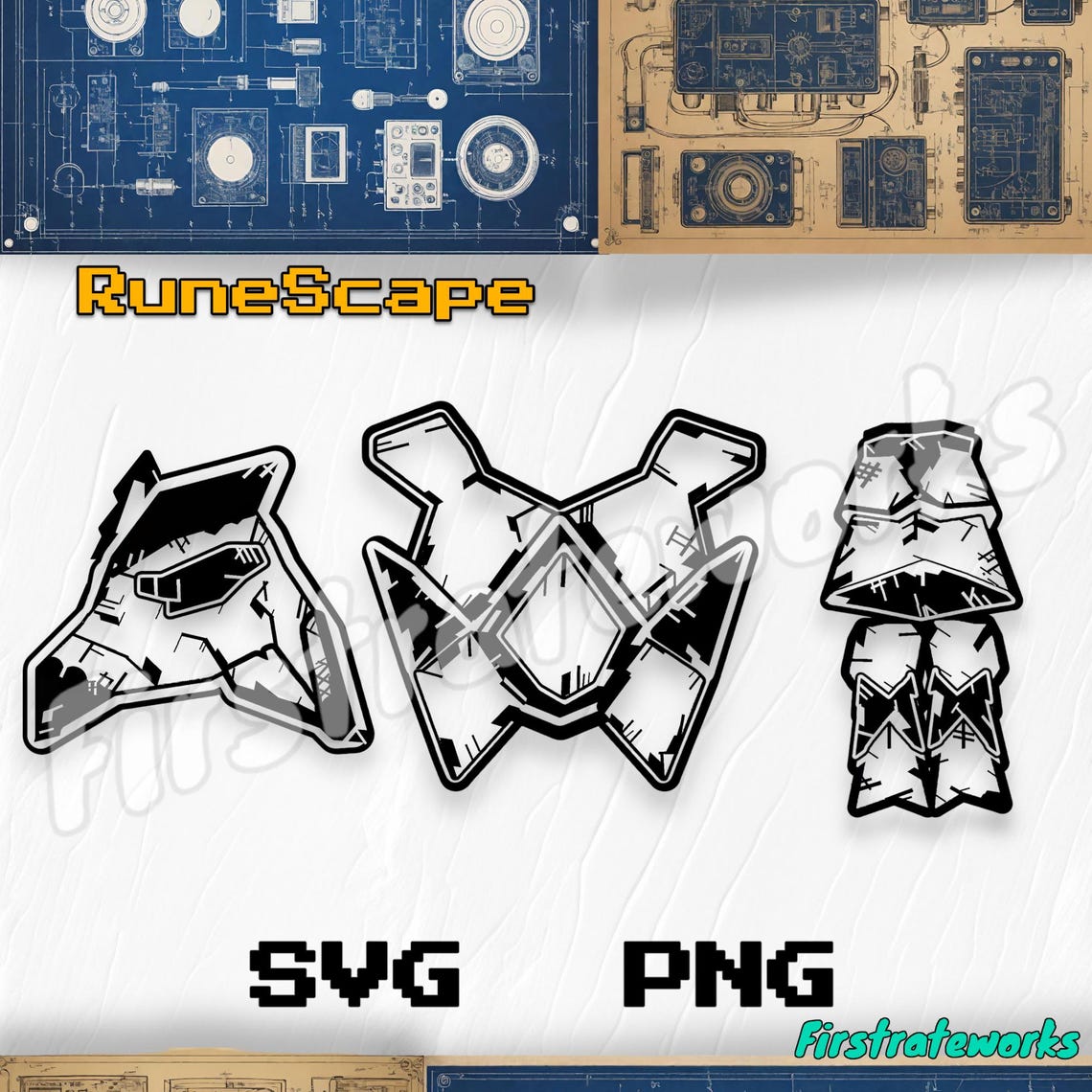 Premium OSRS Armor Set SVG and PNG Files - Armadyl - Old School ...