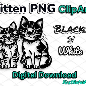 Babykatje SVG | kat-svg | clipartkatjes | digitale download png - schattige katten svg | kitten-png | kat-svg | huisdier-svg | baby dieren svg
