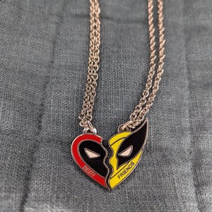 Deadpool & wolverine best friends necklace - Etsy 日本
