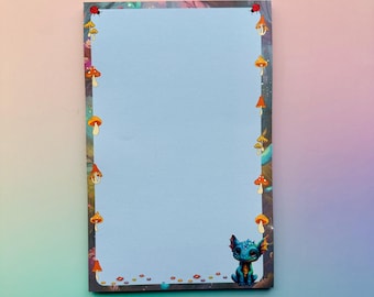 Fantasy Daily Planner and Notepad (8.5 x 5.5) Organizational Stationery