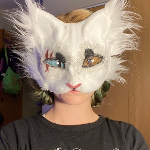  Toyvian Therian Mask Cat Masks Fox Mask Set White