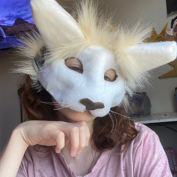 blank furred base | therian mask