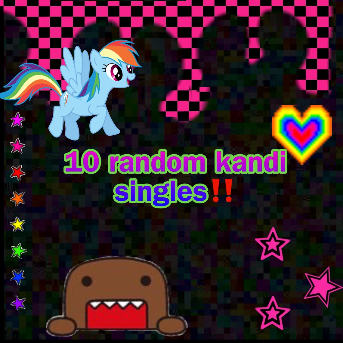 Random Siggles 10 Random Kandi Singles :3 - Etsy