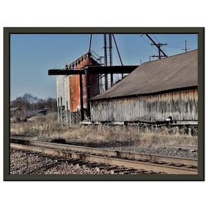 Bessemer & Lake Erie Rail Yard - Museum-Quality Matte Paper Metal Framed Poster