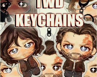 PRE-ORDER | TWD Keychains