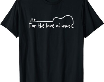 Love Music Guitar Musician shirt