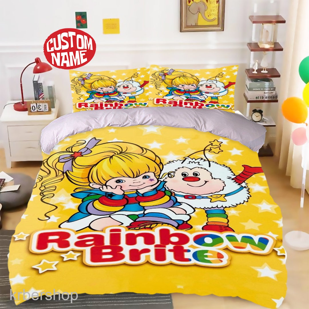 Rainbow Brite Bedding Set and Pillowcase Rainbow Brite Duvet Etsy