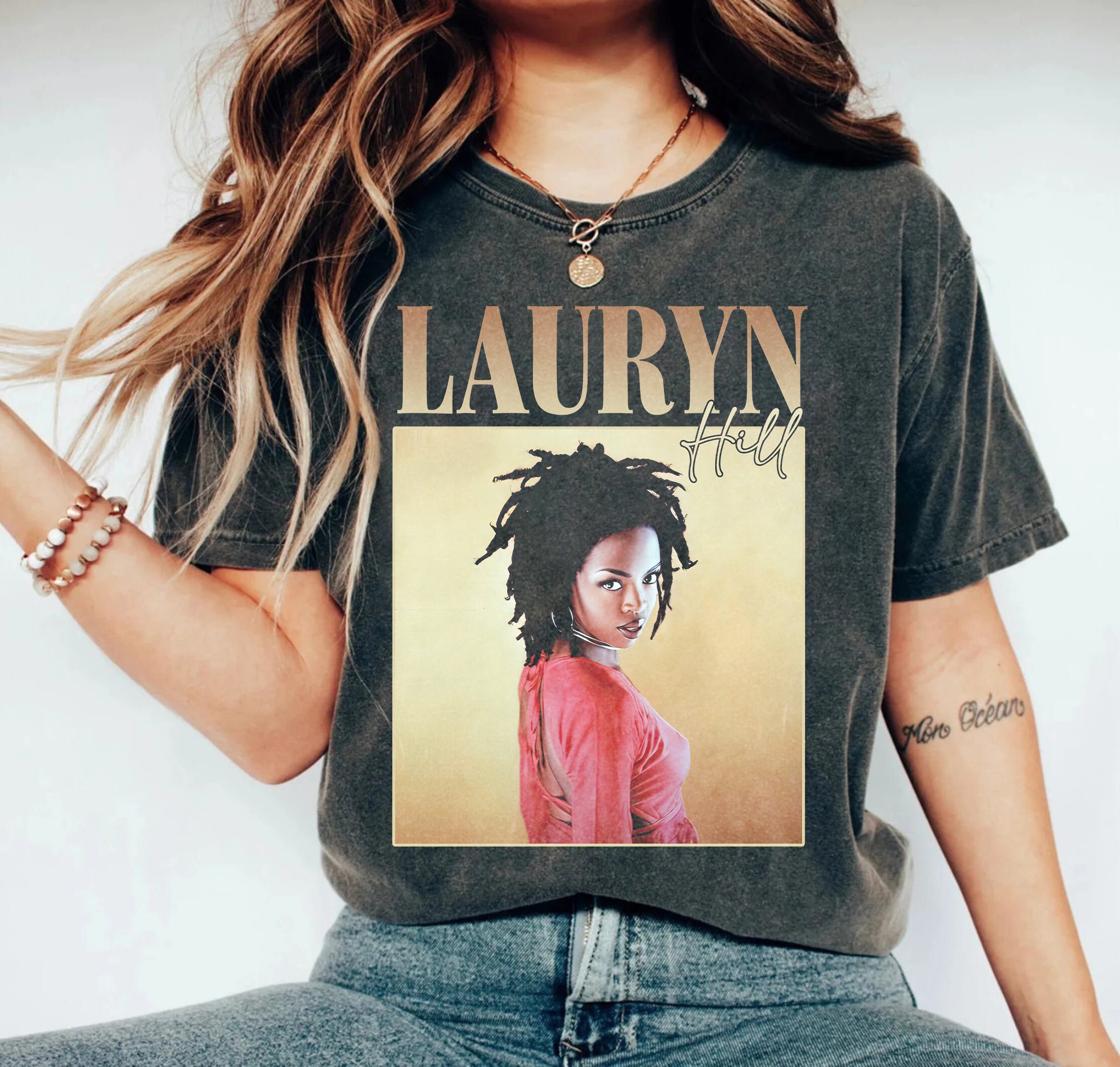 Vintage Lauryn Hill 90's Bootleg T-shirt, Trendy Lauryn Hill Unisex