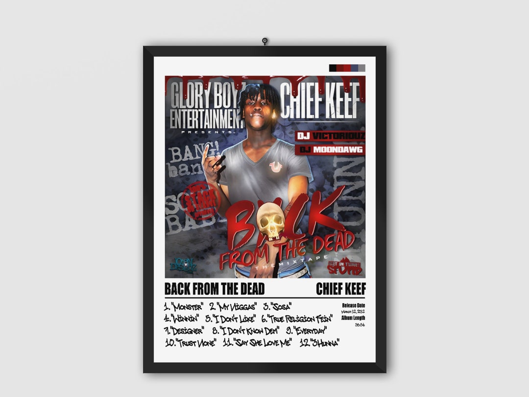 Chief Keef Back From the Dead Poster Rapper Album Art Chief - Etsy