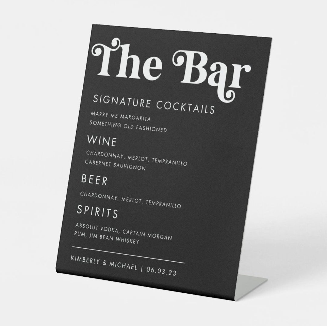 bar-menu-template-wedding-bar-menu-signature-drinks-menu-etsy-uk