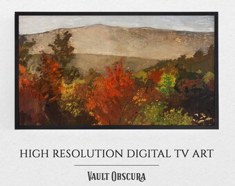 Autumn Treetops Digital Art for Frame TV | Winslow Homer | Fall Frame TV | Fine Art High-Resolution Vintage Landscape for Samsung Display