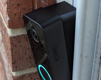 Wyze Video Doorbell V2 Angle Adjuster (Black, Camera points down 10 AND left 10 degrees)
