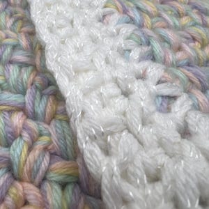 Moss Stitch Multi Strand Blanket image 3