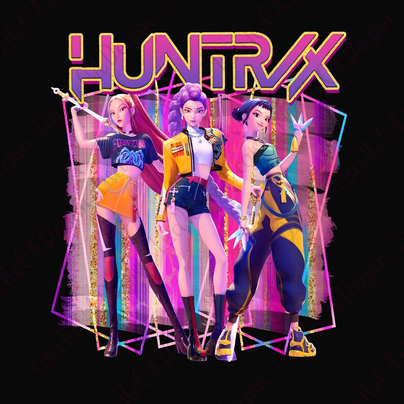 Huntrix Merch Figuren 5er Set - Kpop Sammlerfiguren Für Anime Fans
