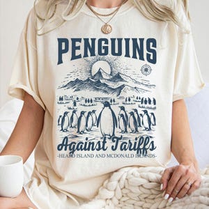 Pinguine gegen die Zollgebühren Heard Island und die MacDonald-Inseln