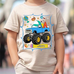 Custom Back to School For Boys Png, Toddler Boy School Png, First Day Of School Png, Kindergarten Png, School Life Png, Teacher Student Gift