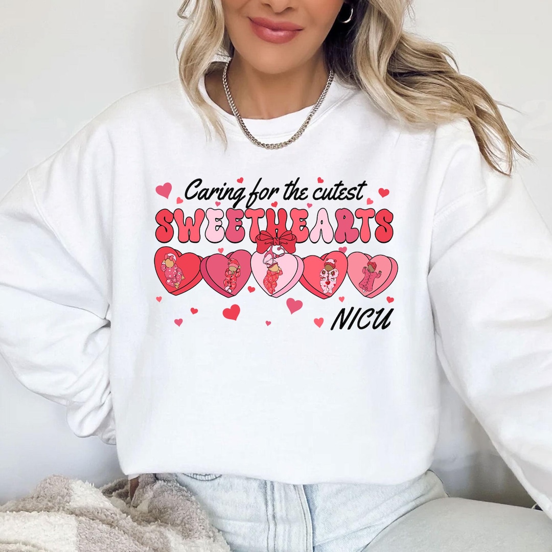 Caring the Cutest Sweethearts NICU Nurse Valentine Png, Cupid's ...