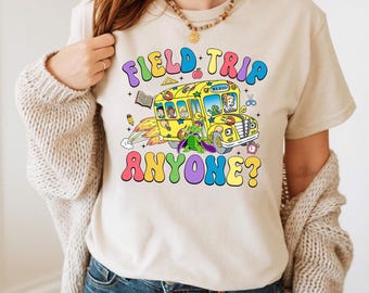 Field Trip Anyone Png, Teacher Magic School Bus Png, Retro Field Day Png, Field Day Design Png,Funny Teacher Png, Fun Day Png, Teacher Png