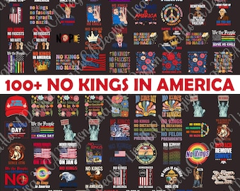 Más de 100 paquetes de "No Kings in America" PNG, descarga digital, democracia patriótica PNG, "No Kings in America Sign", "No Kings in America Sign", "No es mi presidente" Png