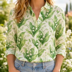 Lily of the Valley Blouse - Etsy