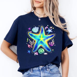 Preppy Starfish Coquette Png, Summer Vibes Png, Retro Floral Summer Png, Ocean Png, Girly Summer Png, Beach Png, Aesthetic Png, Everyday Png