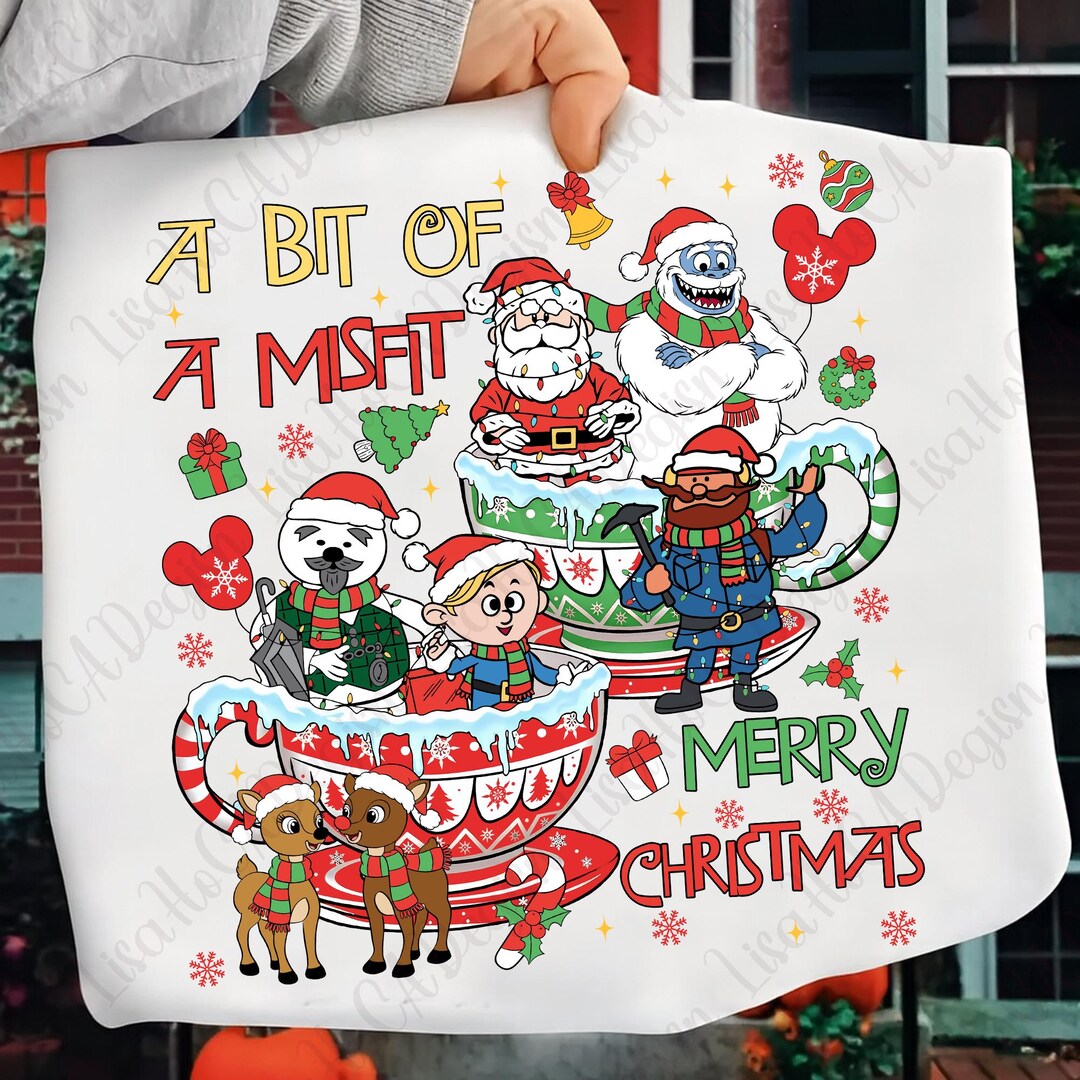 Rudolph the Red Nosed Reindeer Merry Christmas A Bit of A Misfit Png ...