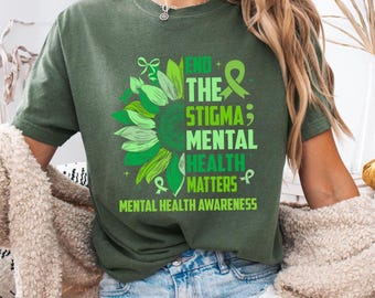 Mettre fin à la stigmatisation : la santé mentale est importante png, Santé mentale png, Tournesols png sur la santé mentale, Affirmations png, Inspiration, Citations positives