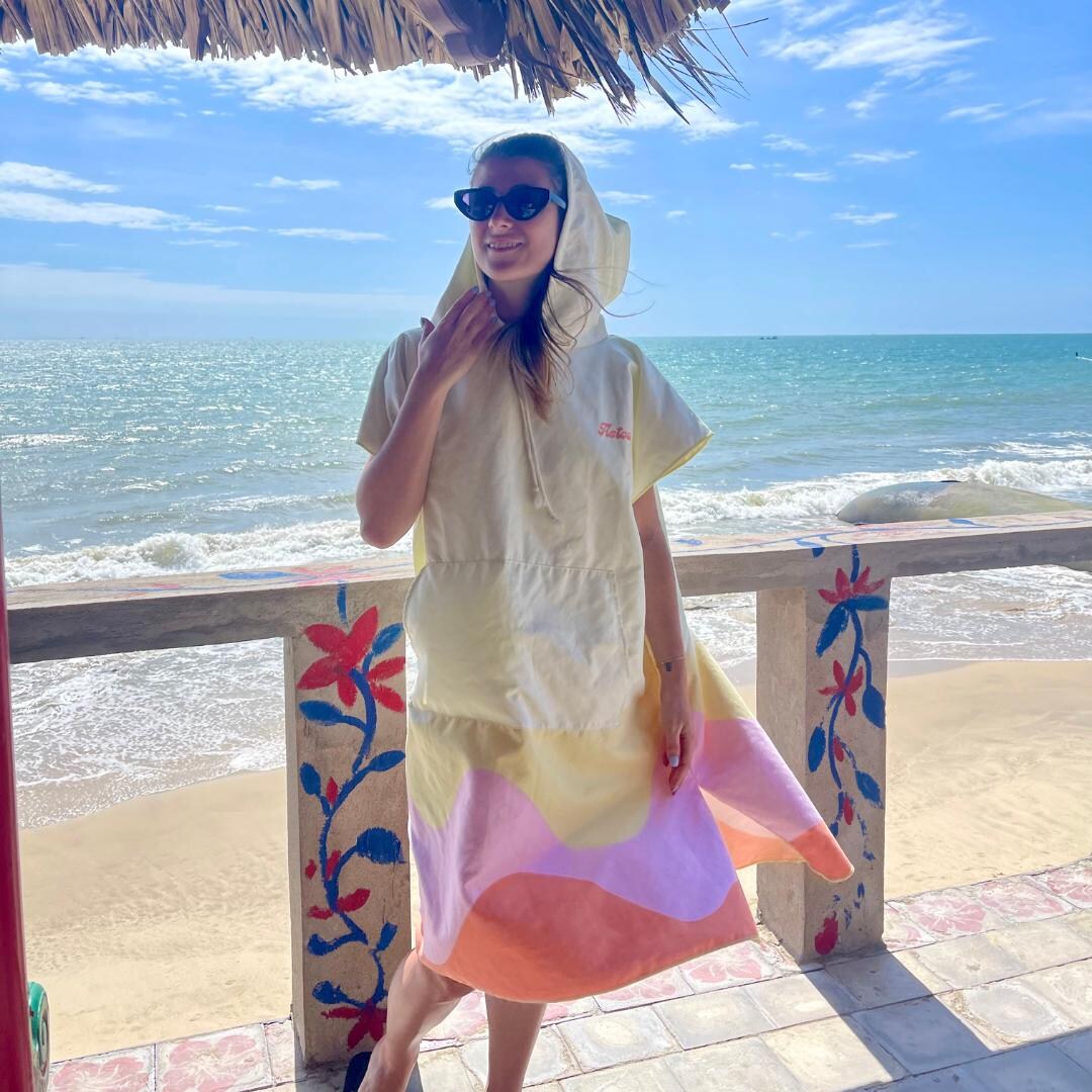 PONCHO SHORTS - SAND main image 0