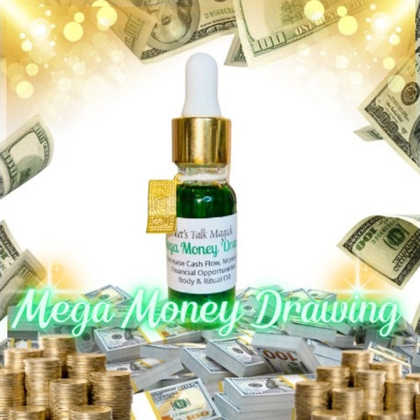 Mega Money Drawing Oil - ( Dropper Bottle )
