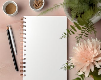 Helles, elegantes Buch Mock Up - Digitaldruck