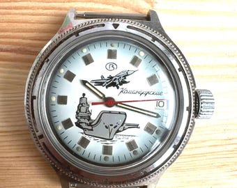 RELOJ 807- VOSTOK-WOSTOK- 2416- Ruso -AUTOMÁTICO - AMFIBIa KOMANDIRSKIe