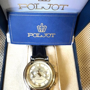 Reloj Poljot 3413 Cronógrafo Rusia 3133 - Caja y documentación - N/D