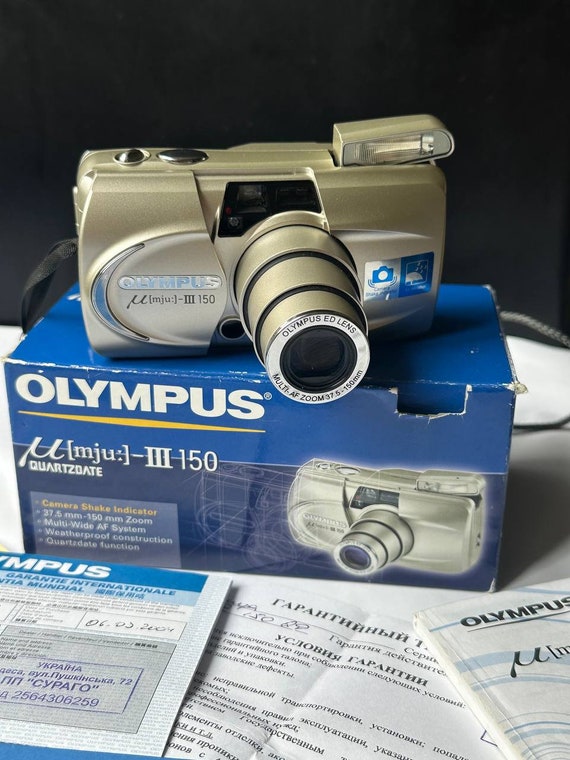 Olympus μ Mju III 150 -TESTED 35mm Film Camera JAPAN Tested