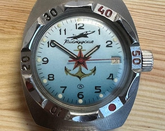 RELOJ 802- VOSTOK-WOSTOK- 2416- Ruso -AUTOMÁTICO - AMFIBIa KOMANDIRSKIe