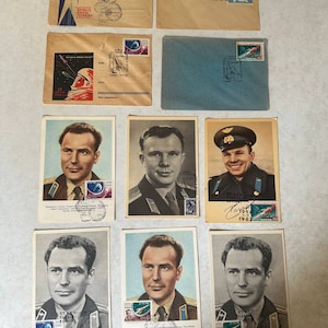 Yuri Gagarin Primer Hombre en el Espacio Postal del Primer Día 12-04-62 Rusia Tashkent URSS