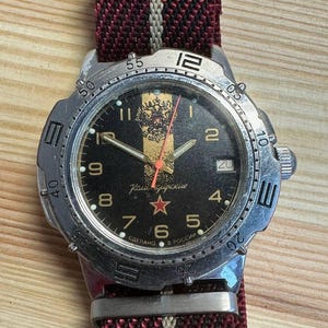 SLAVA USSR 手巻き 腕時計 ソ連 Vostokボストーク ヴィンテージ ◇激 