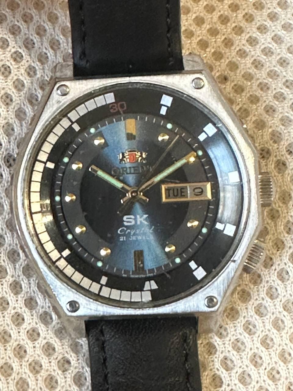 995 Orient SK Crystal Automatic Watch 21 Jewels, Orient Cal.46943