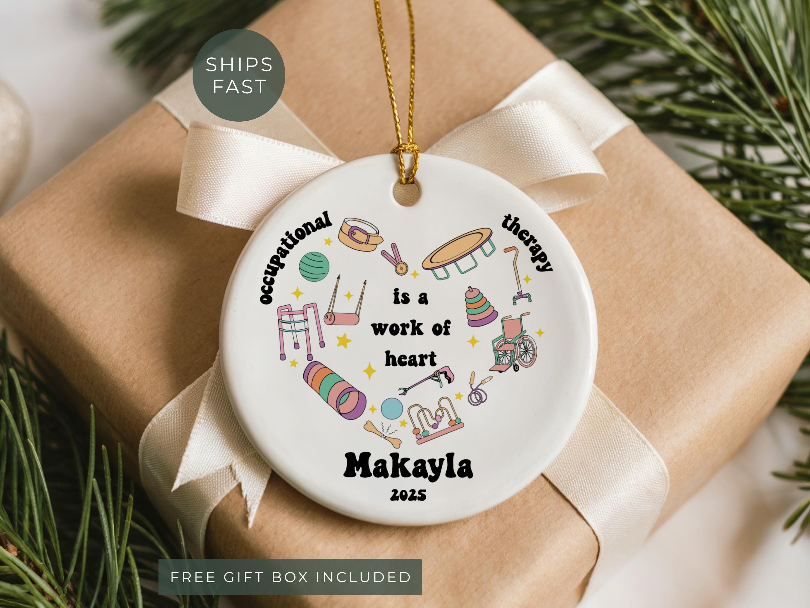 Occupational Therapist Ornament, Personalized OT Christmas Ornament ...