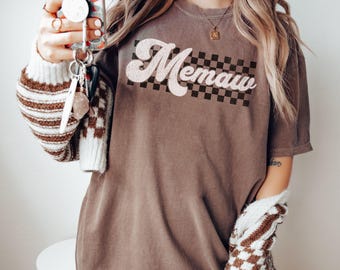 Memaw Shirt, Gift for Memaw, Comfort Colors® Tshirt for Grandma Announcement Gift, Memaw T Shirt, Mothers Day Gift for Grandma, Memaw Tee