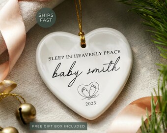 Miscarriage Ornament Personalized Infant Loss Baby Memorial Ornament Gift for Stillborn Baby Pregnancy Loss Remembrance Gift Keepsake