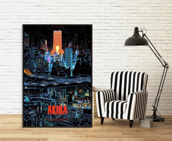 Akira - Neo-tokyo by Kilian Eng Poster Wall Art | Akira