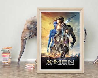 X-Men Days of Future Past Movie Poster Wall Art | 2023 Movie Poster | High Quality Canvas Cloth Poster | X-Men  Poster for Gift