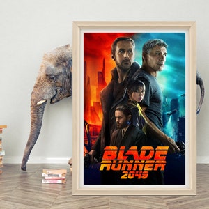 Blade Runner 2049 Film Poster Wandkunst | 2023 Film Poster | Hochwertige Leinwand Poster | Blade Runner 2049 Classic Film Poster Print