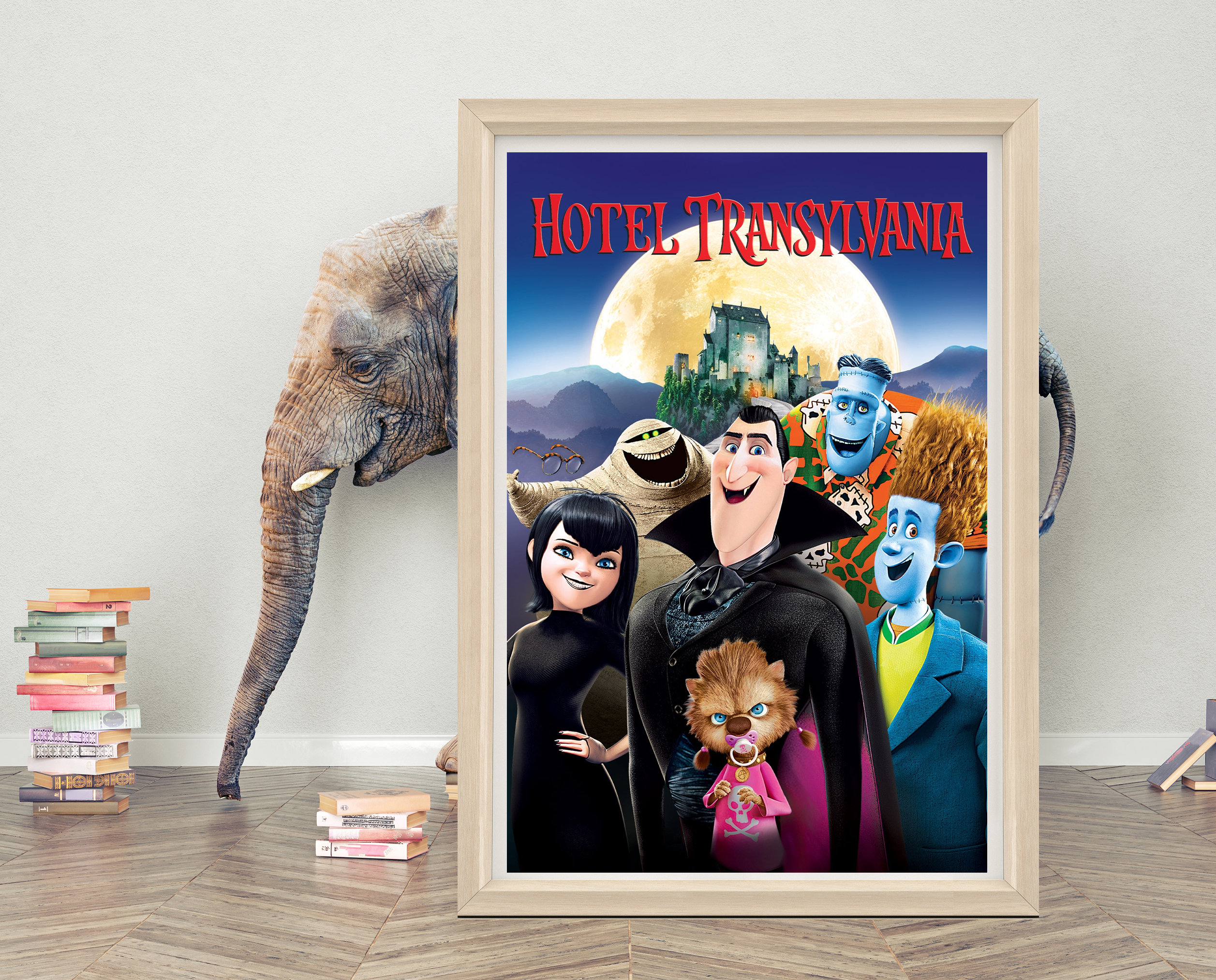 Hotel Transylvania Poster Wall Art |Classic Movie Poster | High Quality Canvas Cloth Poster | Hotel Transylvania Movie Poster for Gift