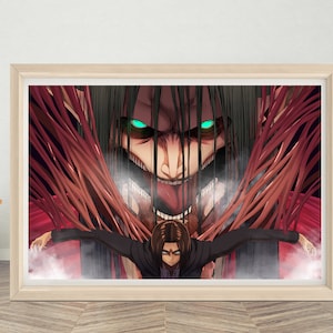 ATTACK ON TITAN ANIME COLOSSAL OVER WALL MANGA ART PRINT PREMIUM POSTER