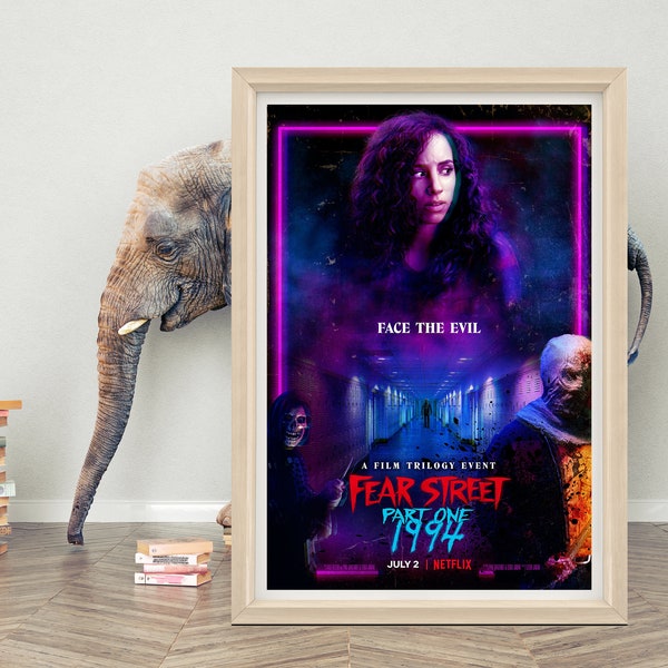 Fear Street Movie Poster Wall Art | Fear Street Classic Horror Movie Poster | High Quality Silk Cloth