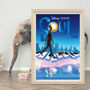 Soul (2020) Poster | Classic Anime Movie Poster | High Quality Canvas Cloth Film Poster for Gift | A1/A2/A3/A4/A5