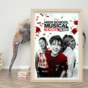 High School Musical The Musical The Series Poster Wall Art | High Quality Canvas Cloth Poster | High School Musical Classic Poster Print