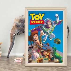 Toy Story Movie Poster Wall Art | 2024 Movie Poster | High Quality Canvas Cloth Poster | Toy Story Poster
